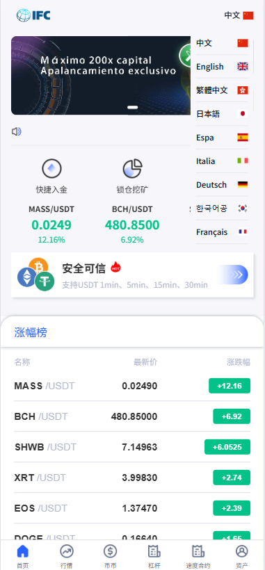 多语言交易所/币币/C2C/秒合约/杠杆交易/点控/全控/全开源交易所源码