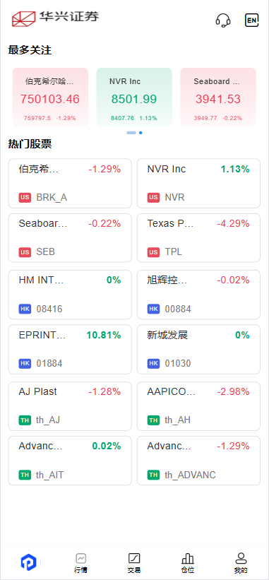 华兴证券A股系统源码 – Java后端与VUE前端集成的新股申购与股票交易平台