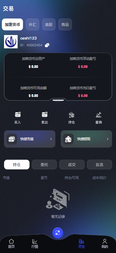 新UI综合股币币合约交易所源码/C2C/美股/外汇/大宗商品股交易所源码